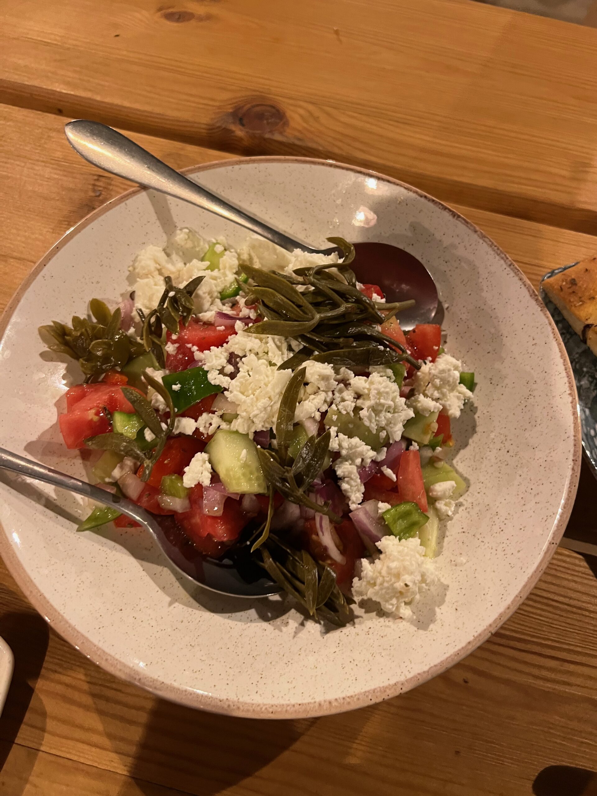 Traditional vegan meal