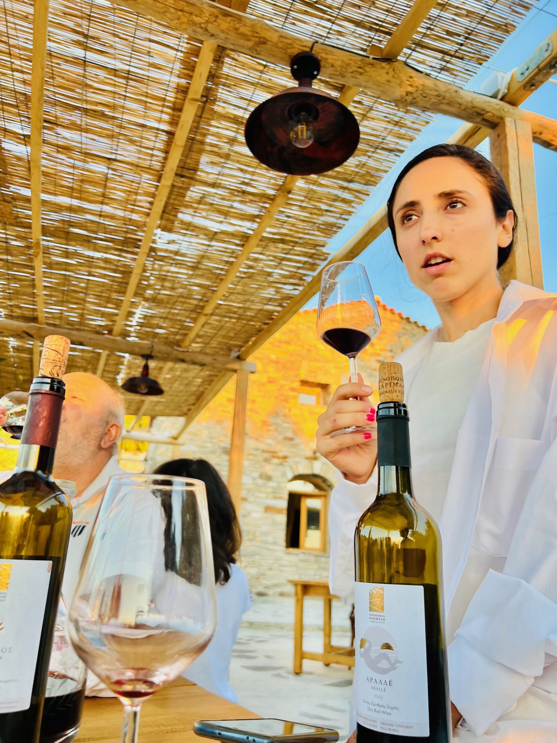 Wine tasting, Karimalis Vineyard